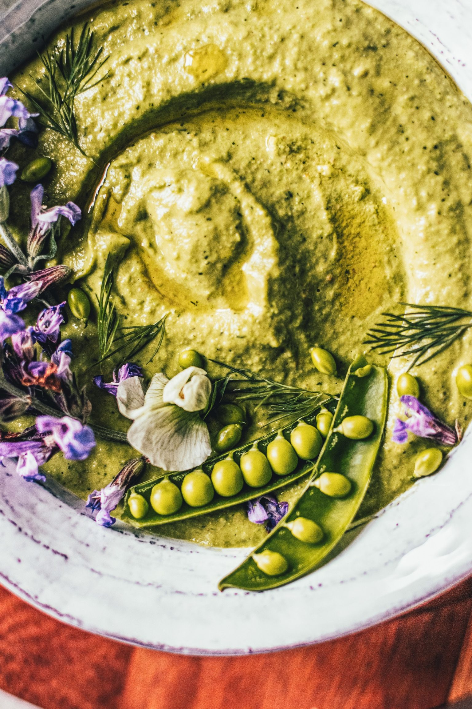 Spring Pea Dip with Dill and Preserved Lemon | sweet miscellany